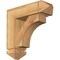 Ekena Millwork Westlake Arts and Crafts Rough Sawn Bracket w/ Offset Brace, Western Red Cedar, 6"W x 18"D x 18"H BKT0604X18X18WTL03RWR - alternate 1